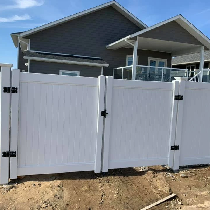 100% Virgin Material PVC Fence, PVC Fence Series Round Style