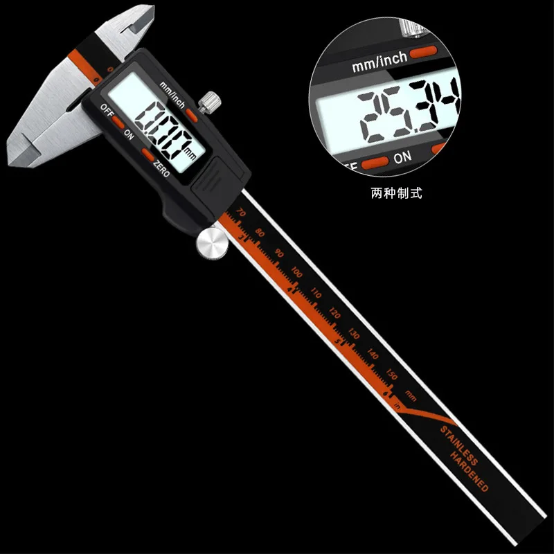 support OEM high precision electronic digital vernier calipers  Millimeter caliper  0-150mm stainless steel digital caliper