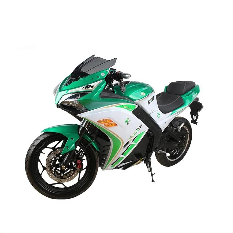 High Speed 72 volt Automatic Racing Electric Motorcycle 2000W