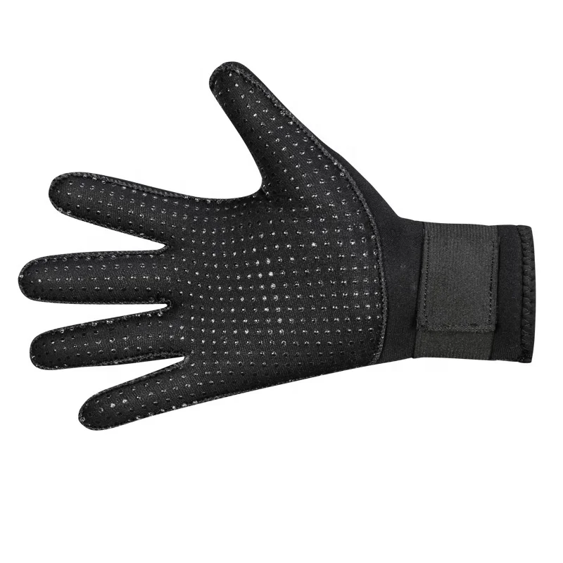 Professional Waterproof Diving Gloves Black 3mm Neoprene