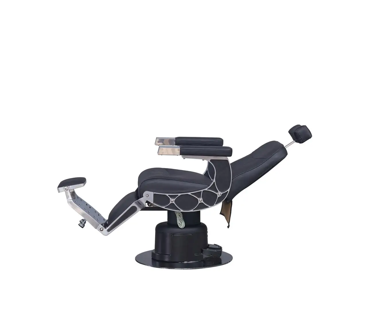 Salon furniture classic black silla de barbero hairdresser electric barber chair for sale