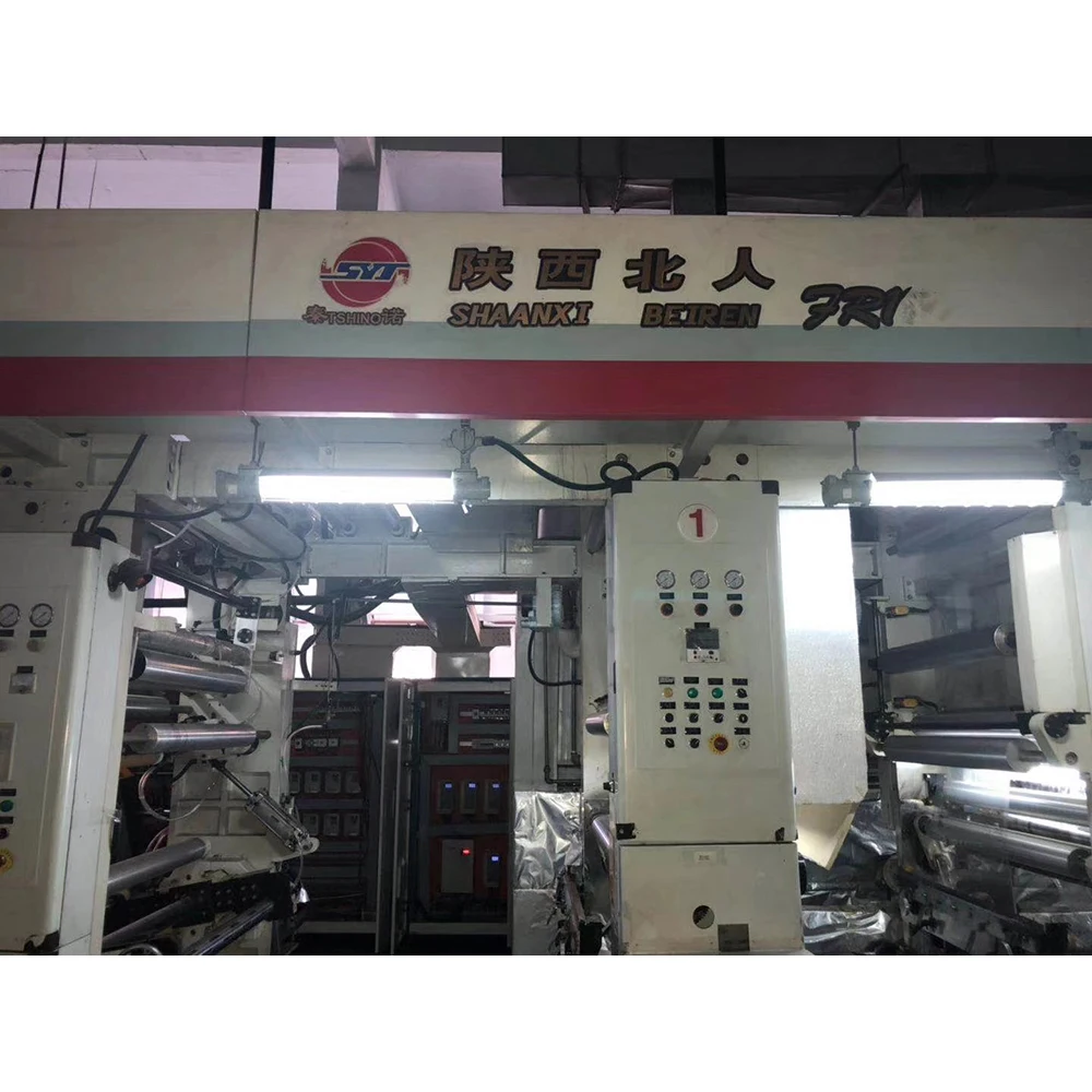 Used commercial rotogravure printing machine  for sale with 9 color