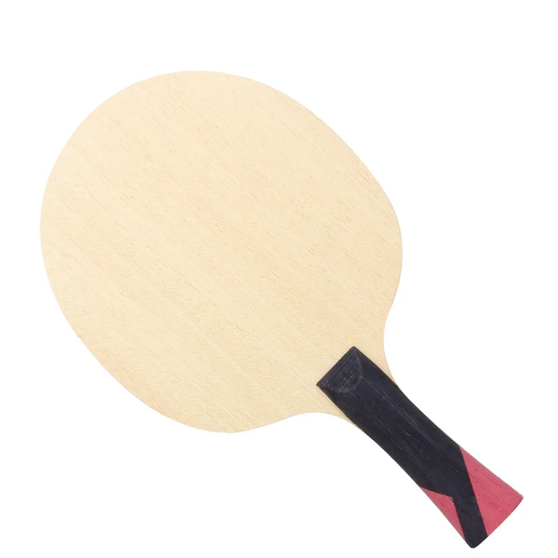 DHS powerwind blade 5ply wood with 2 soft carbon thin handle attacking table tennis blade for children and teenager