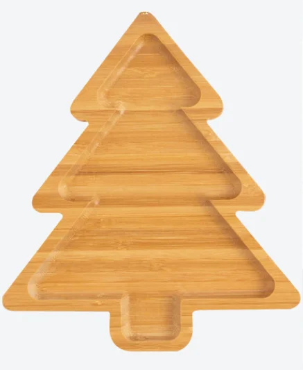 Luxury Antique Breakfast Bread Coffee Tea Platters Decoration Wood Food & Dessert Dish Plate