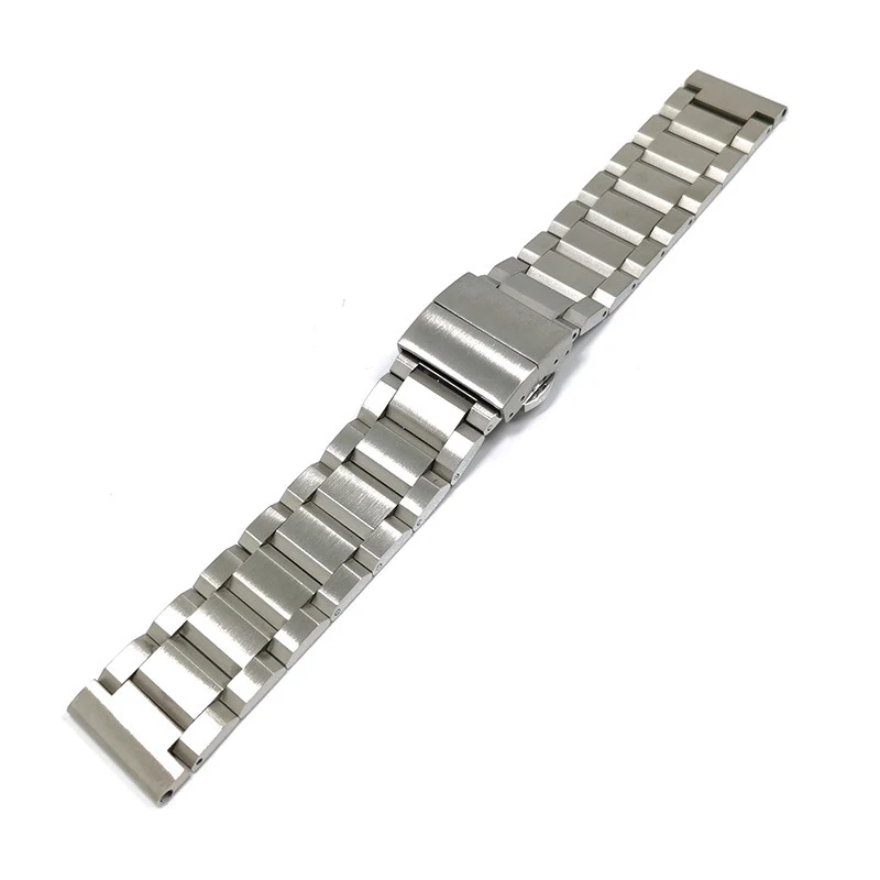 High-Quality Black pvd 18mm 20mm 22mm Metal Wristband Stainless Steel Watch Strap