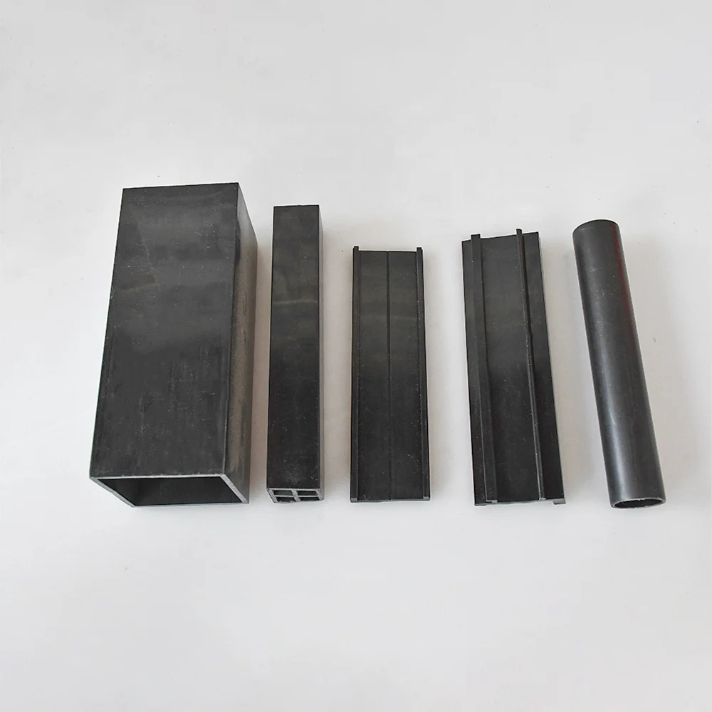 Seamless durable plastic company external wall bathroom doors PE Rigid Extrusion Profile