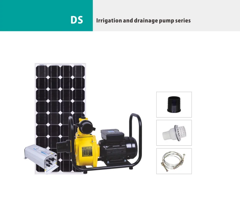 
Portable Dc solar surface water pump with controller for irrigation and drainage 