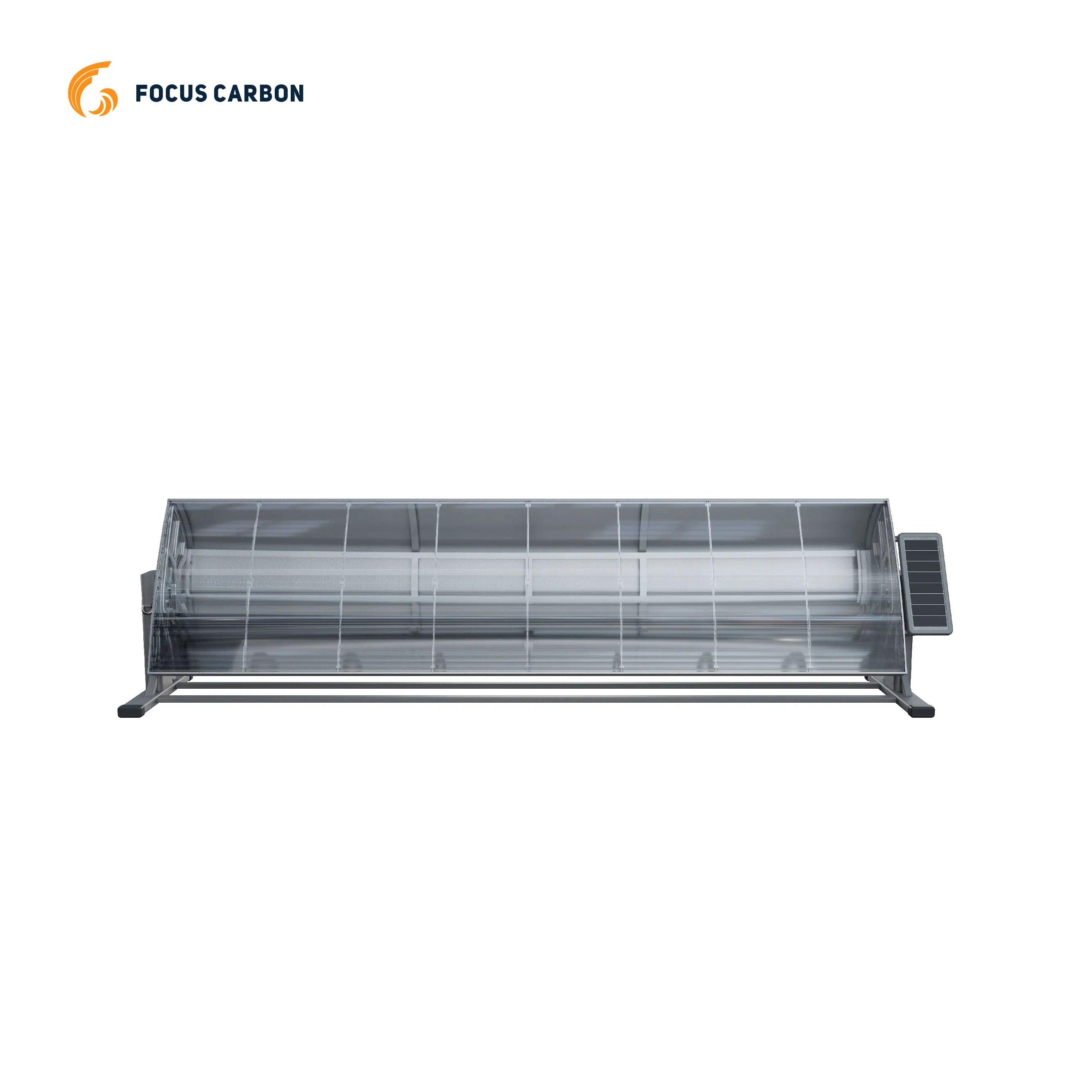 Focus Carbon Solar heater for parabolic trough condenser Solar Thermal Concentrator