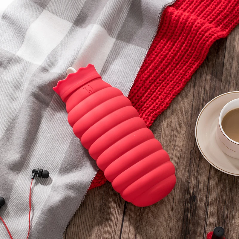 Jordan&Judy Manufacturer Silicone Portable Cute Reusable Mini Soft Warm Hot Water Bag Bolsa De Agua Caliente For Pain Relief