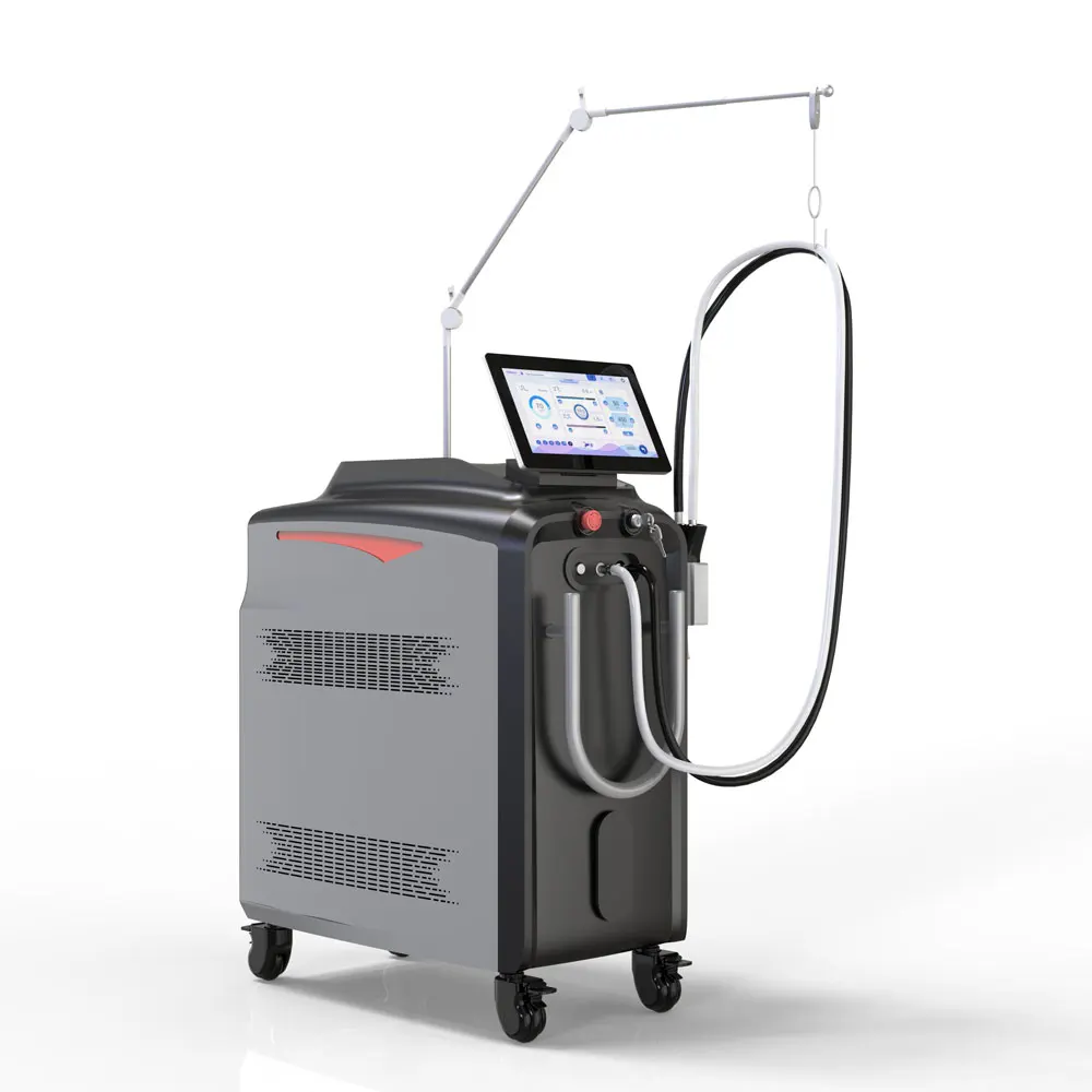 Weifang KM 755nm Alex Laser 1064nm Long Pulse Nd Yag Hair Removal Alexandrite Laser  machine manufacturer price