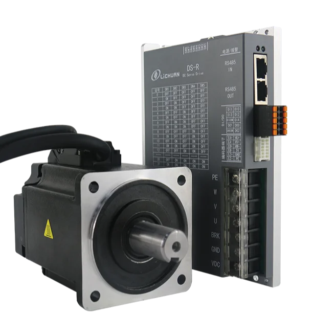 LICHUAN CNC Servos R485 750W DC48V-80V 19A 3000rpm 2500PPR incremental DC Servo Motor with Driver kit 8OM02430DC +DS-R750W
