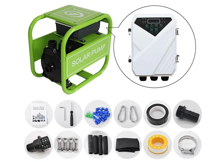  solar pumping system off grid water pump 2hp pool