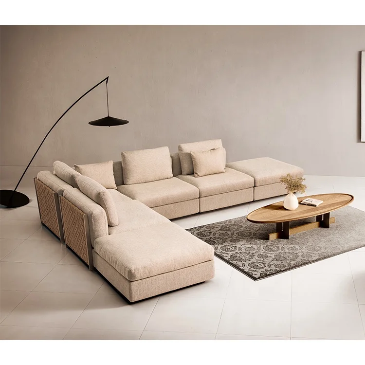 Living room sofa set furniture modern fabric office 2/ 3 /4 seater sofa