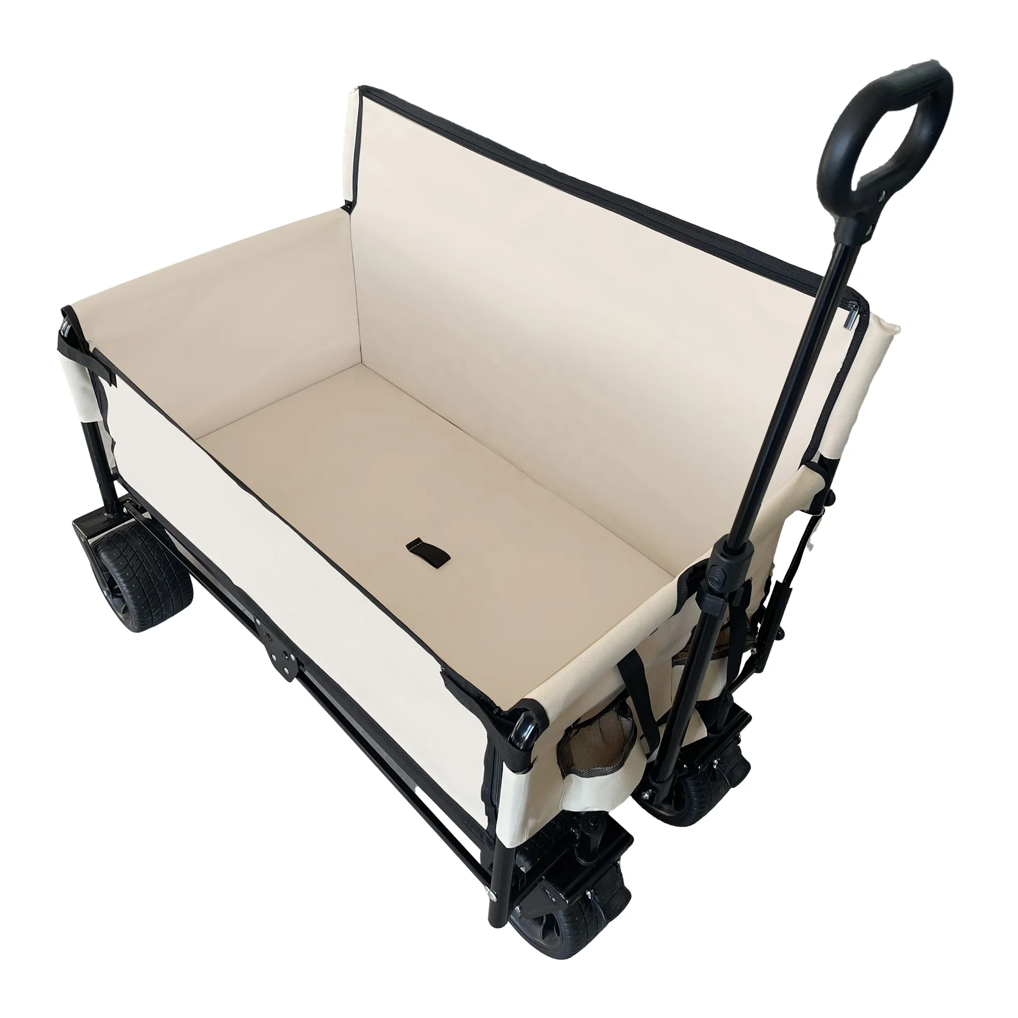Outdoor wagon sofa folding camping sofa chair 4 wheel beach foldable wagon turn into sofa