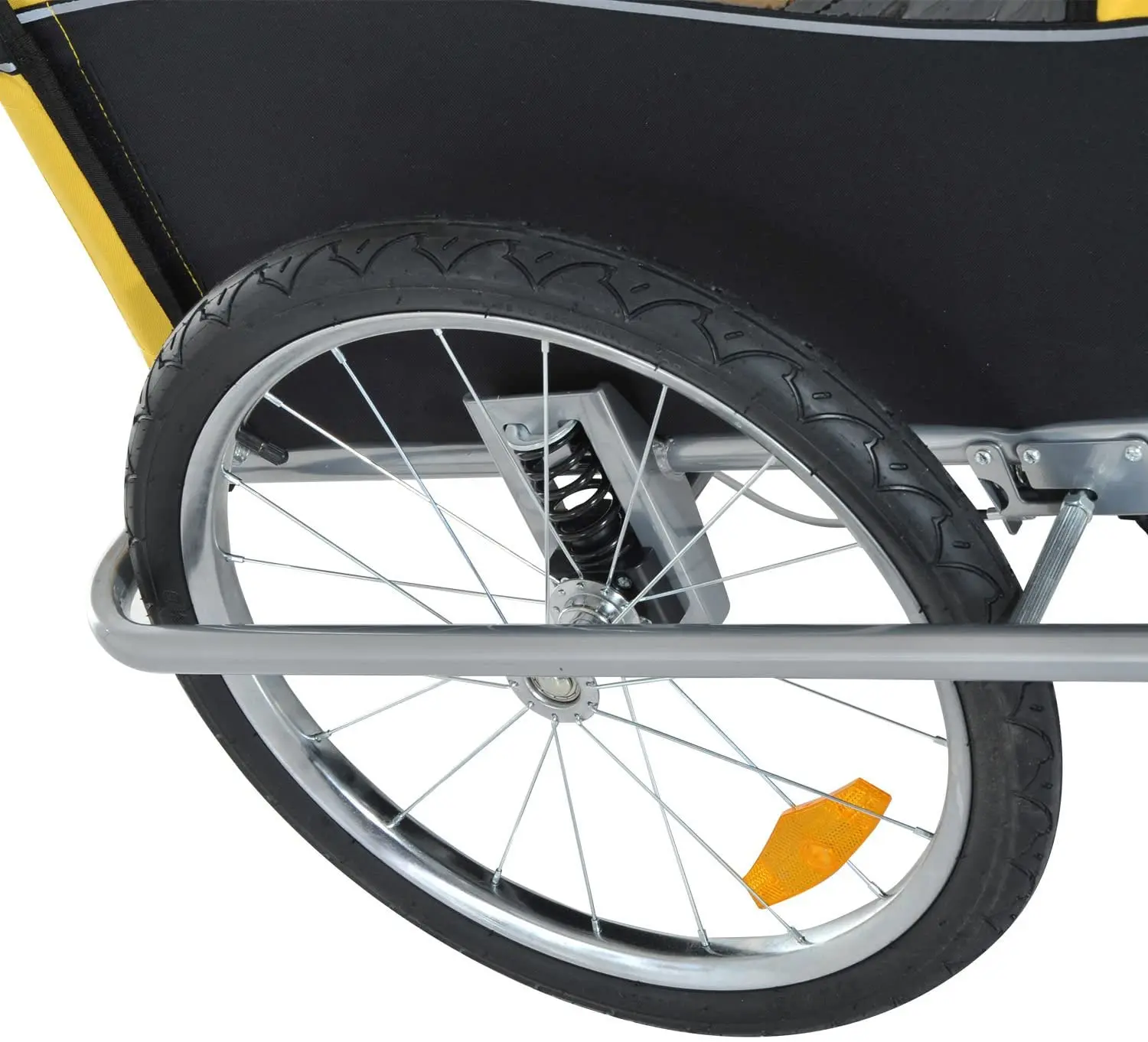 Собака велосипедный прицеп 2-в-1 домашнее животное коляска корзина для велосипеда вагон грузовой перевозчик крепления