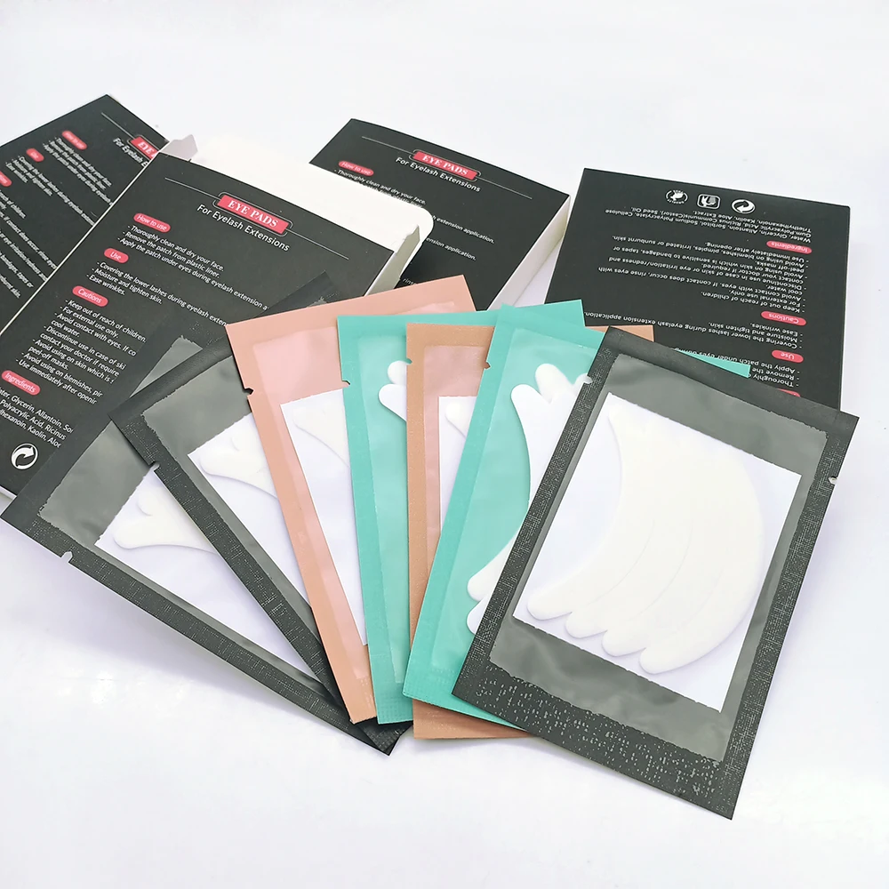 Custom Eye pads Patch Foam Eye Pads Tools For Eyelash Extension Hydrogel Eyelash Foam Under Eye Pad