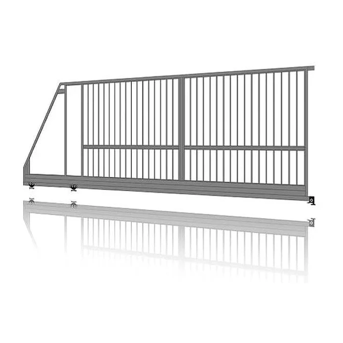 Competitive Price Electric Cantilaver Gate China Factory Outdoor House Aluminum Gates Metal Security Entrance Gate