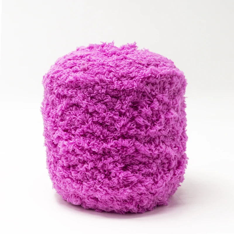 
Polyester Blended Yarn Handmade Coral Velvet Knitting yarn 