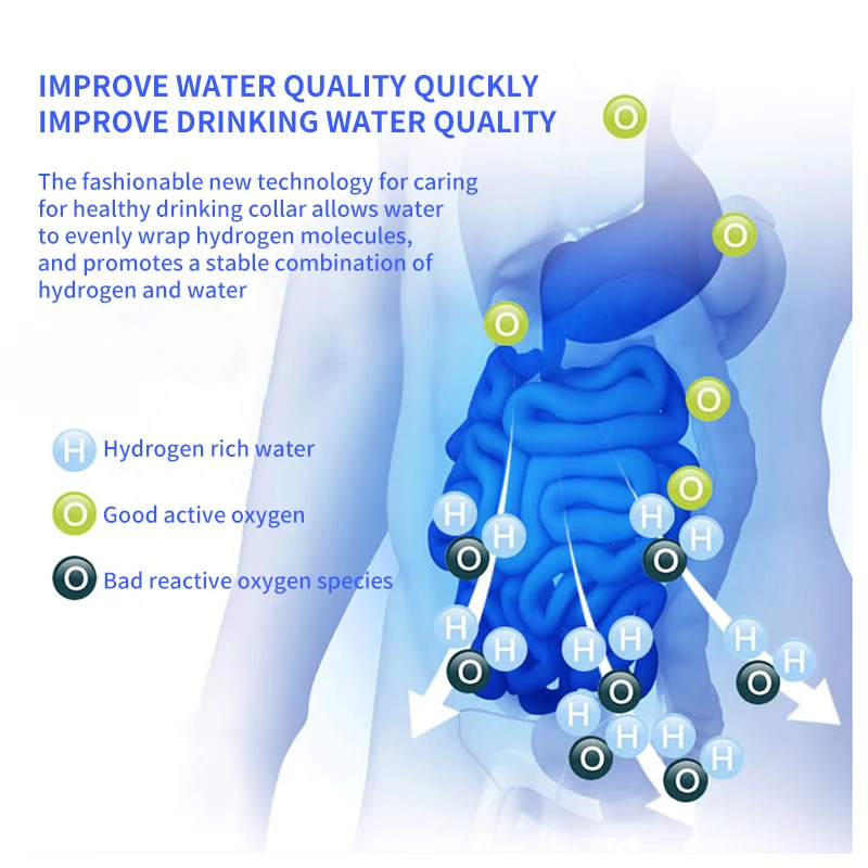 High Quality Electric Hydrogen Rich Kettle Water Ionizer Machine 2L SPE Rich Hydrogen Water Maker Generator Kettle