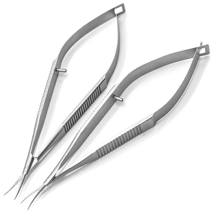 Corneal bending scissors Stainless steel ophthalmic instruments surgical scissors