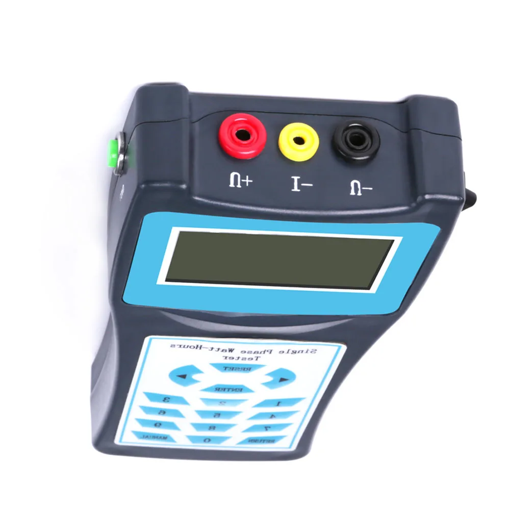 Handheld single phase watt-hour meter tester power analyzer