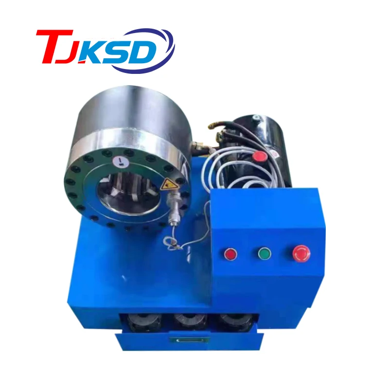Small Volume Low weight Up to 2' 51mm brake tube 12V 24V used air suspension press Hose Crimping Machine