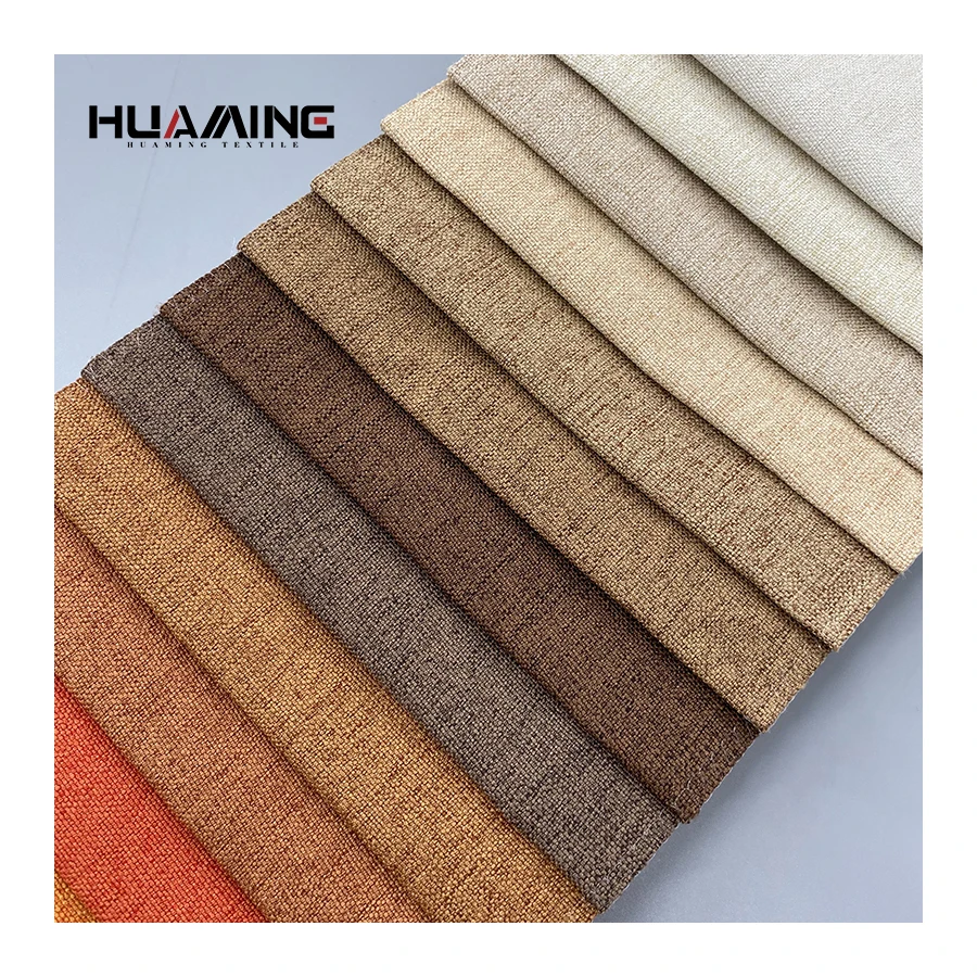 Professional Manufacturer Supplier High Quality Linen Look Fabric Home Textile Fabric