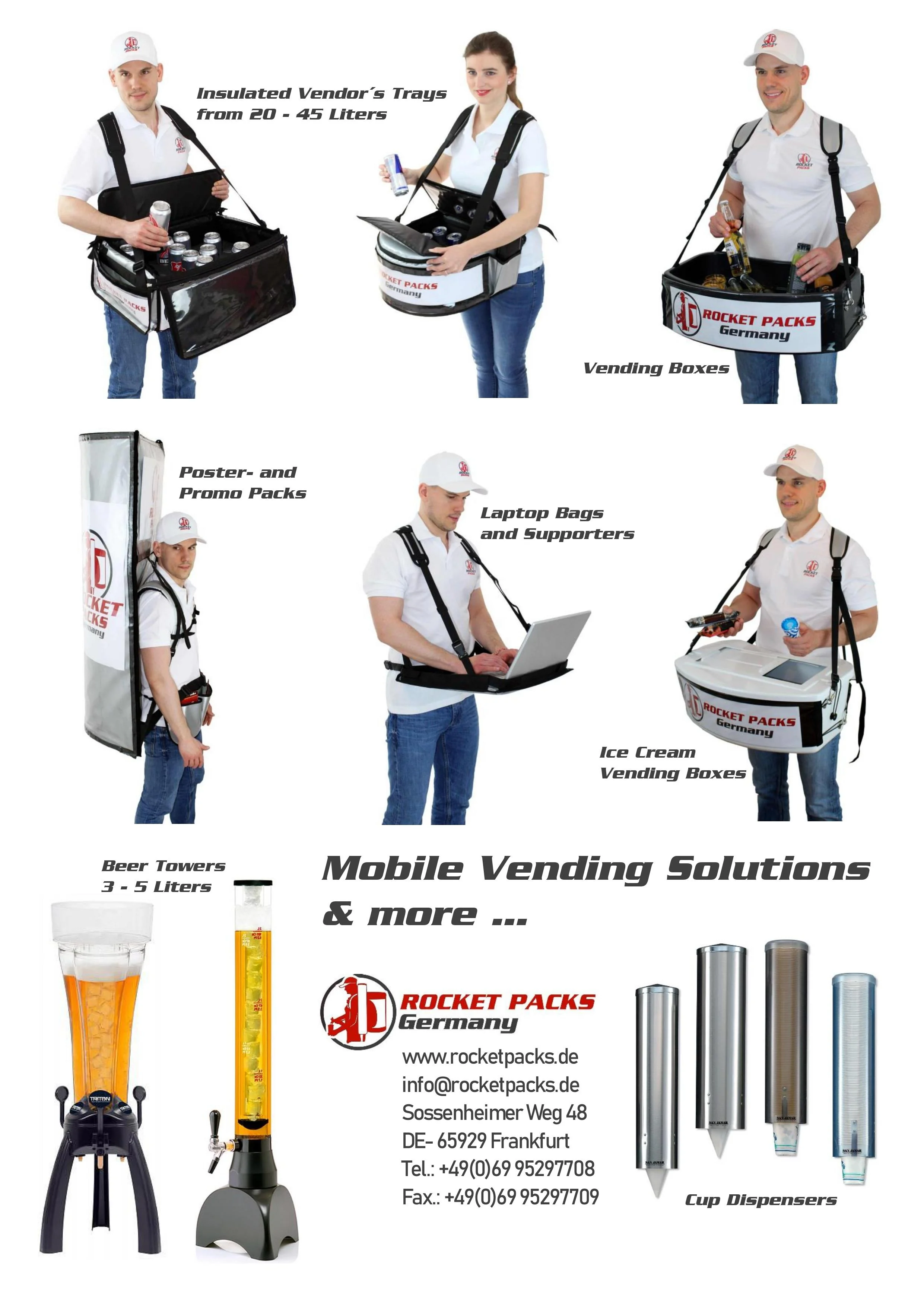 Beer Backpack Dispense 19 Liter Beer Cola Coffee - vendor vending seller  hawker  mobile  portable