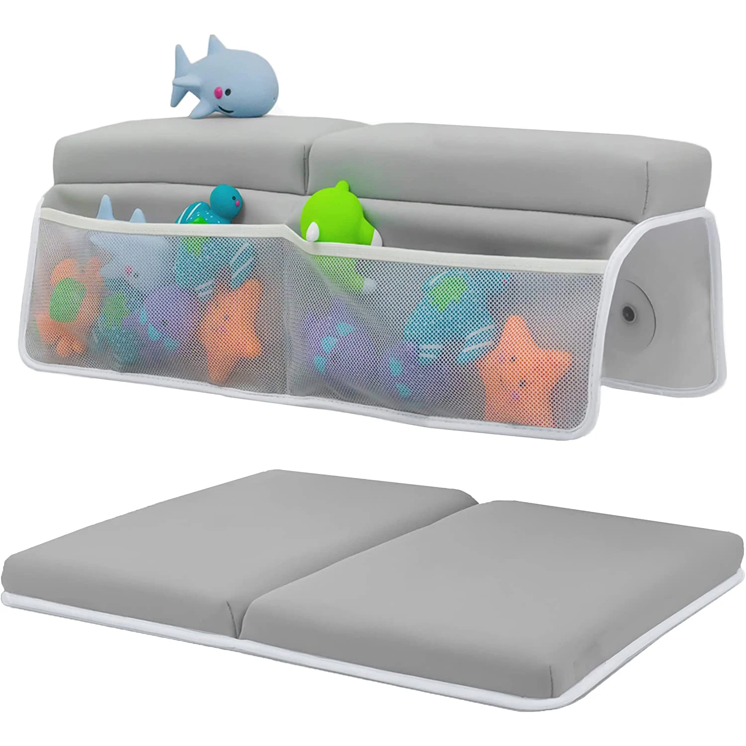 New style Baby Bath Kneeler and Elbow Rest Pad Set Bathing Solution for Parents Baby Bath Cushion Baby Bathtub Kneeler Pad