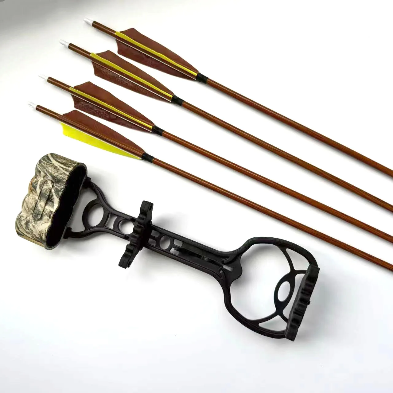 4 Port Arrow Quiver Quick Release Lightweight Silence Quiver Arrow Holder Compound Recurve Bow Hunting Shooting Accessory