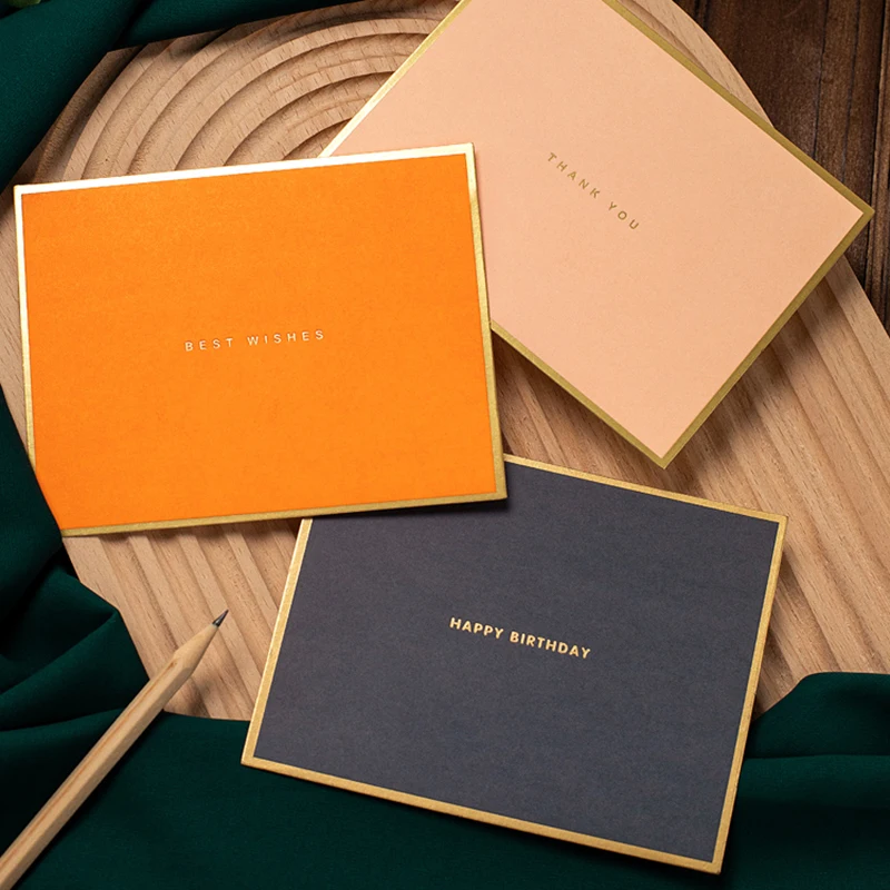 Высококачественные индивидуальные 3D почтовые открытки печать визиток поздравительные с благодарностью художественная деловая открытка на