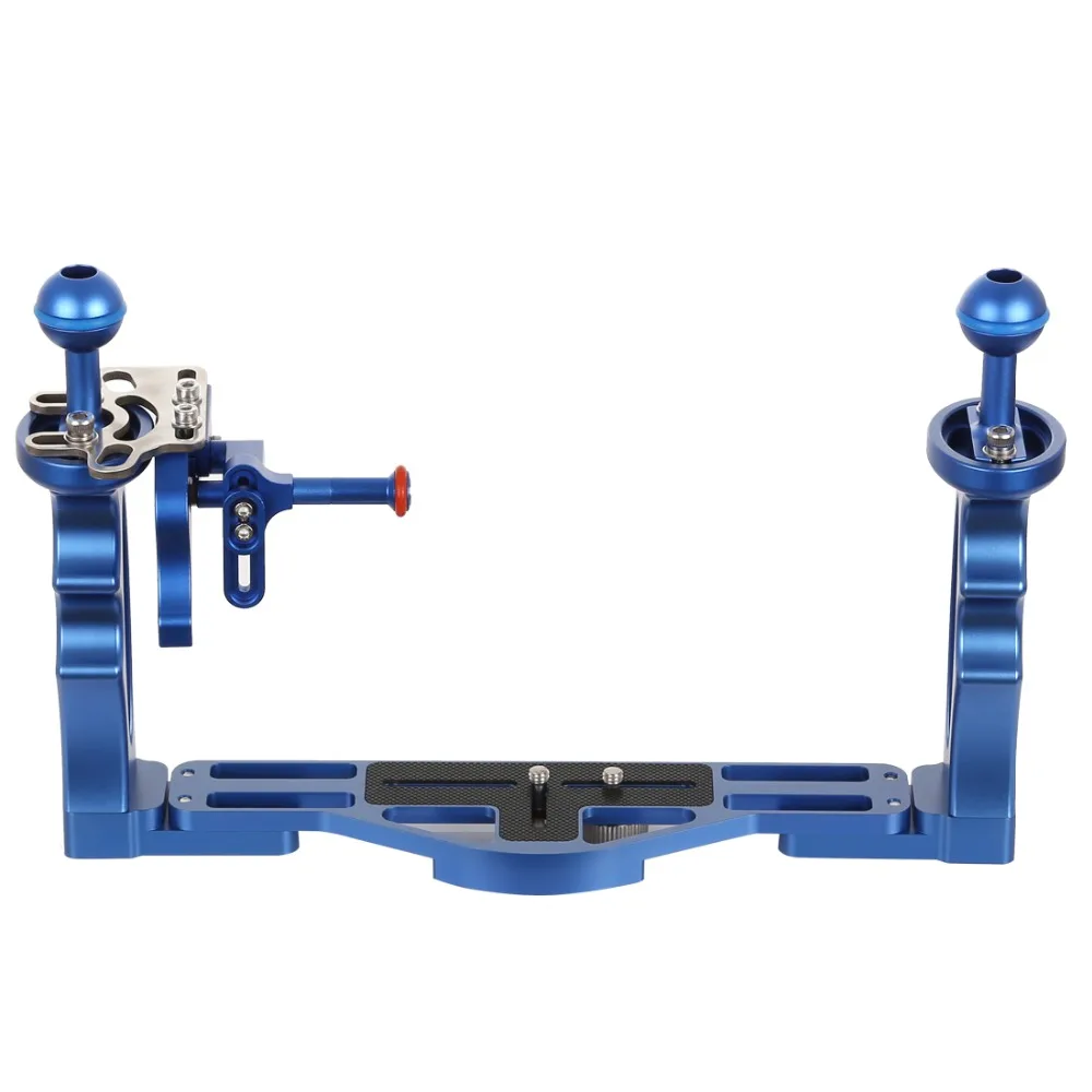 Aluminum alloy anodized multi-color diving equipment underwater diving camera tray