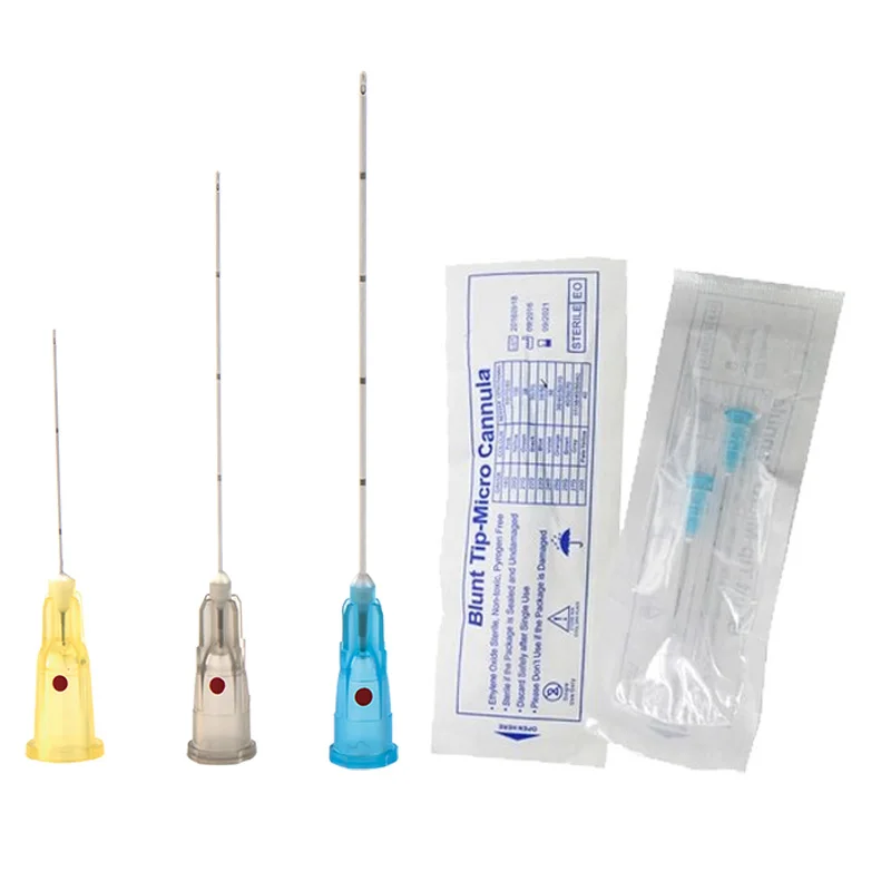 Hot Sale CE High Quality Micro Cannula Dermal Filler Injection Disposable Blunt Tipped Needle