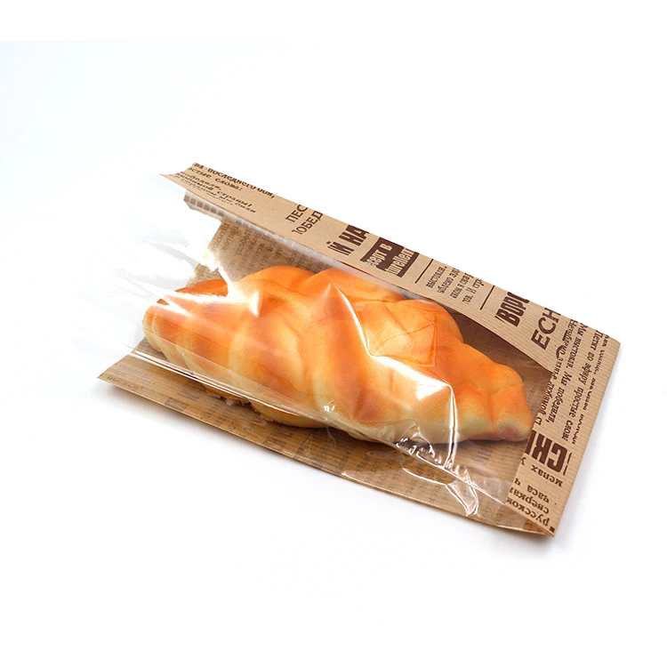 Factory Price Top Quality Food Packing and Clear Window Kraft Bag for Bread Kraft Paper Flexo Printing Recyclable Accept Carton