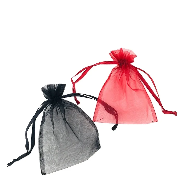 Wholesale customized drawstring jewelry bag Organza bag