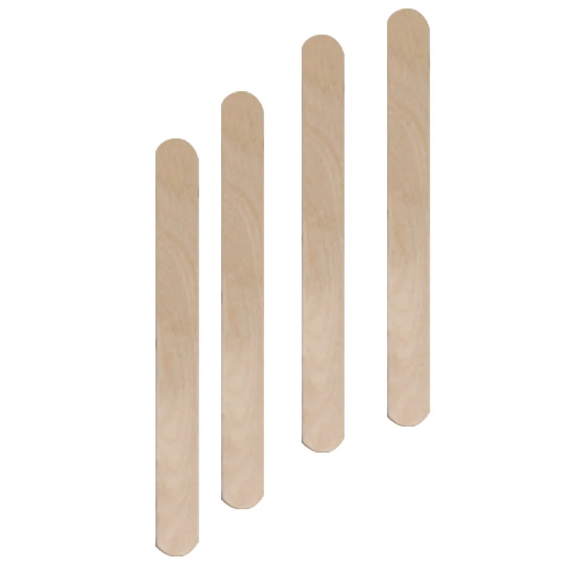 Biodegradable disposable wooden tableware Wooden Ice Cream Stick with Custom Logo Printing for dessert