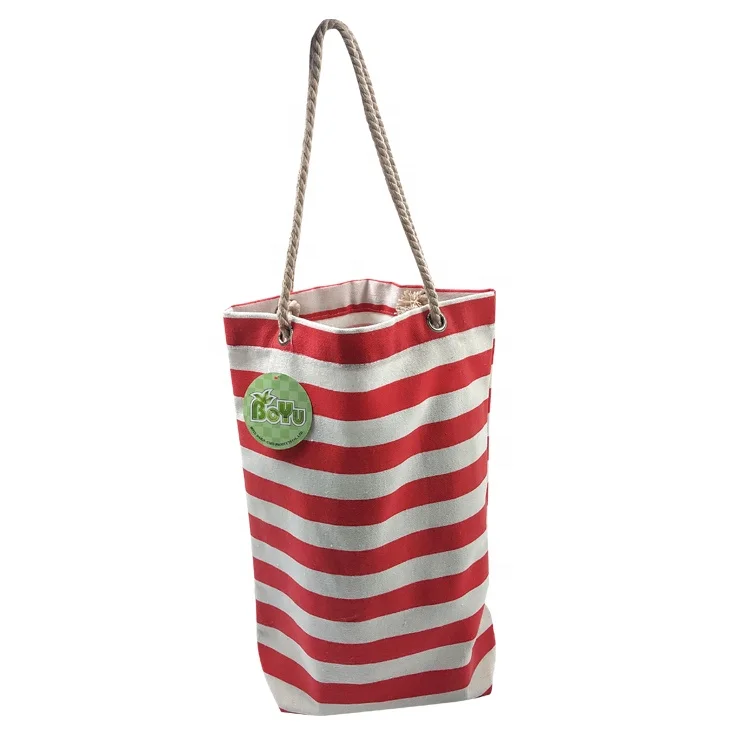 Многоразовая пляжная сумка из хлопка