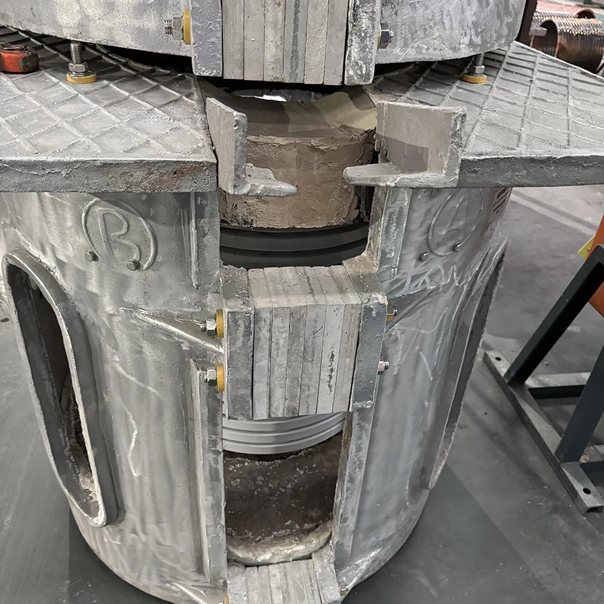 Automatic 1500Kg Induction Melting Furnace Induction Furnace For Cast Iron Aluminum Induction Furnace