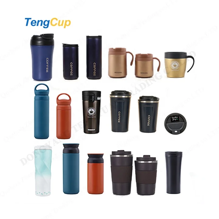 TY 500ml 750ml double wall custom mug vacuum flask powder coated for sports thermo sports vacuum flask sports water bottle