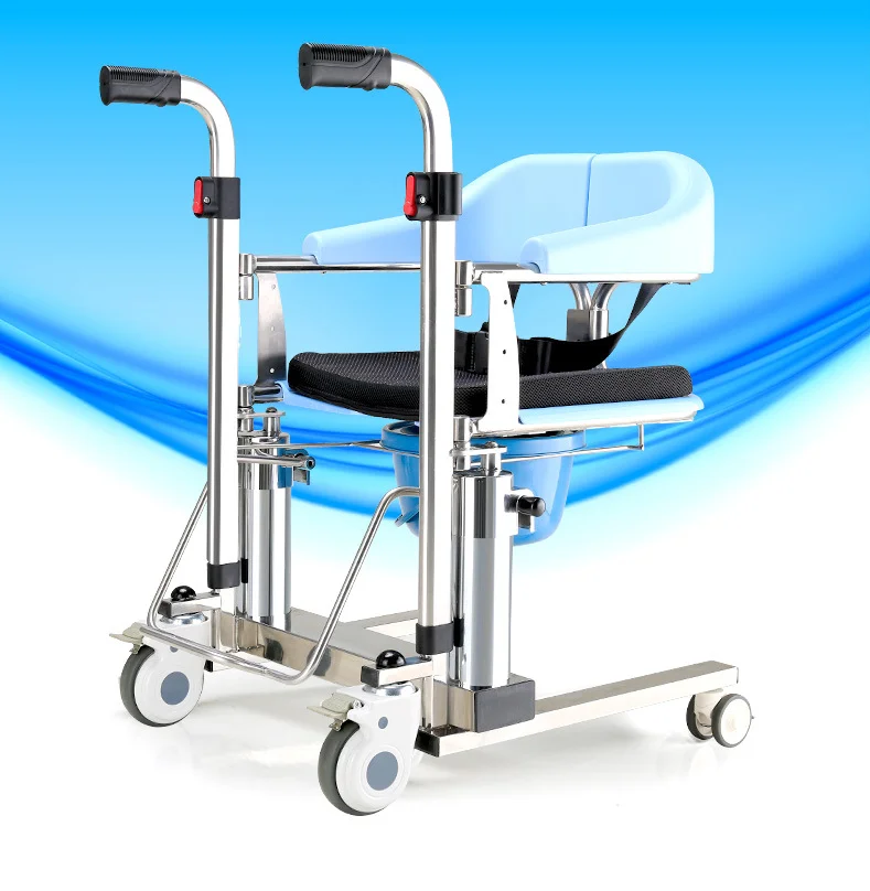 Hot Selling Wheelchair With Toilet Seat Light Weight Aluminium Wheelchairs Foldable Shower Wheelchair