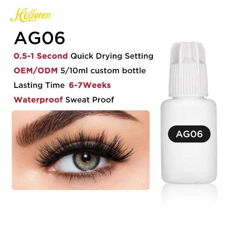 Latex Free Eyelash Extension Glue 0.5 Dry Time Water Proof False Eyelash Extension Glue Primer