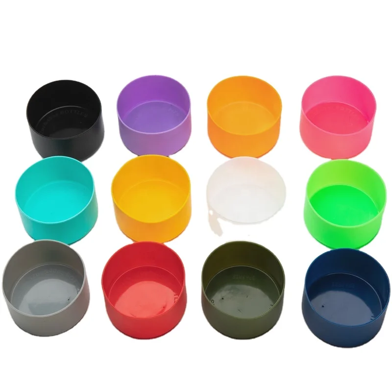 Host-sale 32-40 oz Glass Vacuum Flash Water Bottle Anti-Slip Silicone Rubber Sleeve/Case Direct Drinking Hiking Outdoor