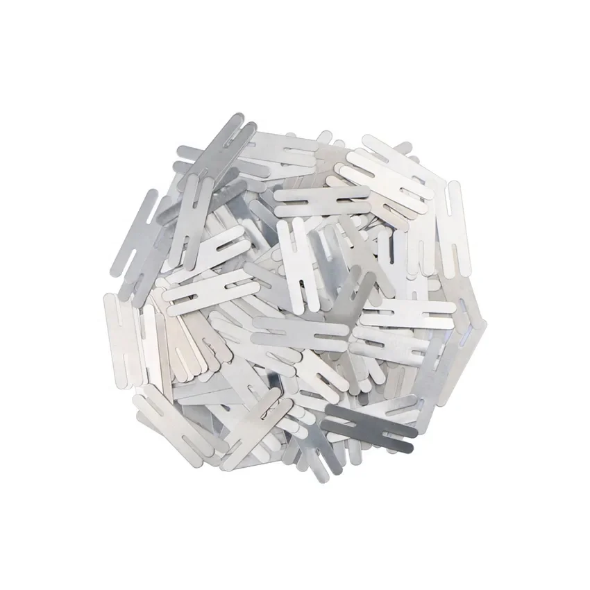 Triangle type Square tape Nickel Plated Steel Strips sheet for lithium battery pack connection soldering tabs
