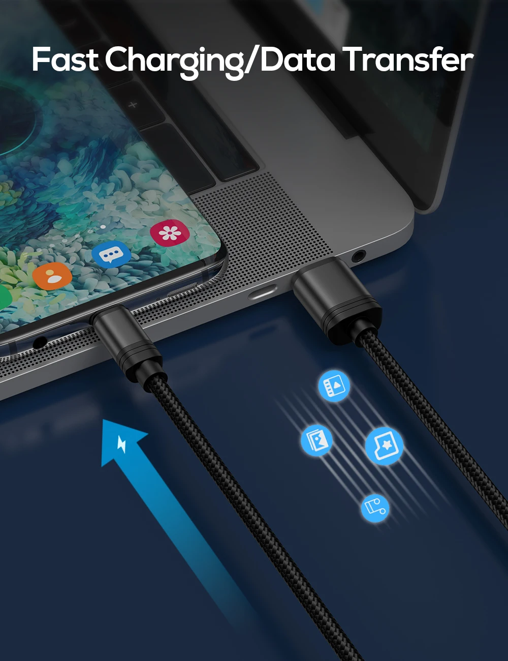 
Wholesale power cord nylon braided aluminum alloy usb cable mobile phone fast charging usb data cable type C 