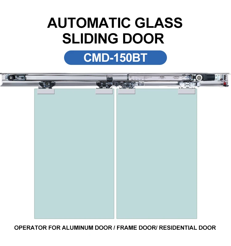 CITY STAR Manufacturer Sensor Glass Automatic Door System for Frameless Sliding Door