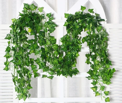 XH  Wall Decorative Artificial Vineyard Faux Leaves Vine simulation vine outdoor flower ivy garland