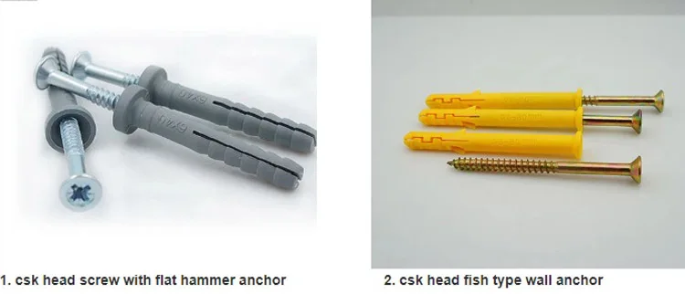 nylon frame fixing PE anchors Plastic Wall Plug Factory Direct Sale High Quality and Low Price