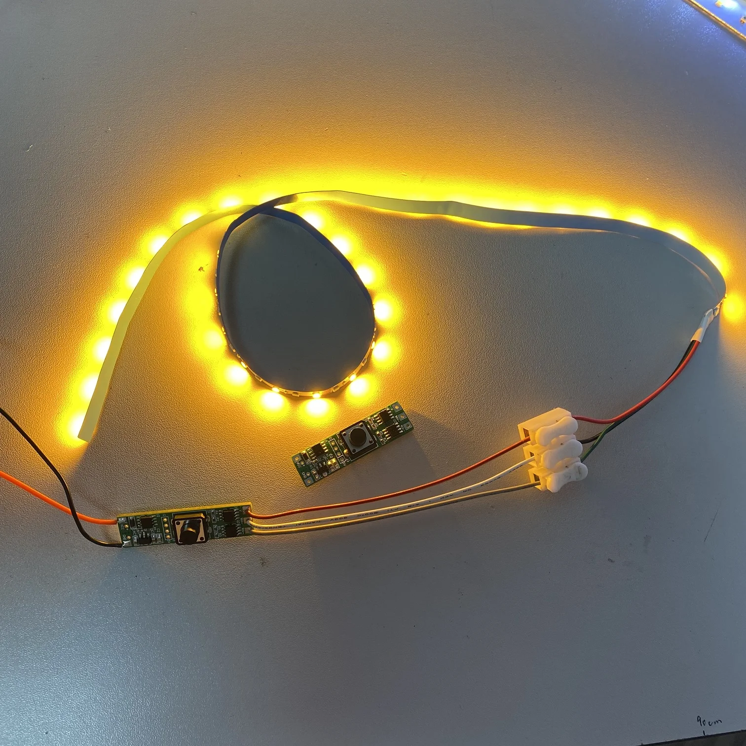 6-24V 72W DIY OEM ODM lighting Color Temp and brightness adjustable LED controller dimmer switch for LED lamps