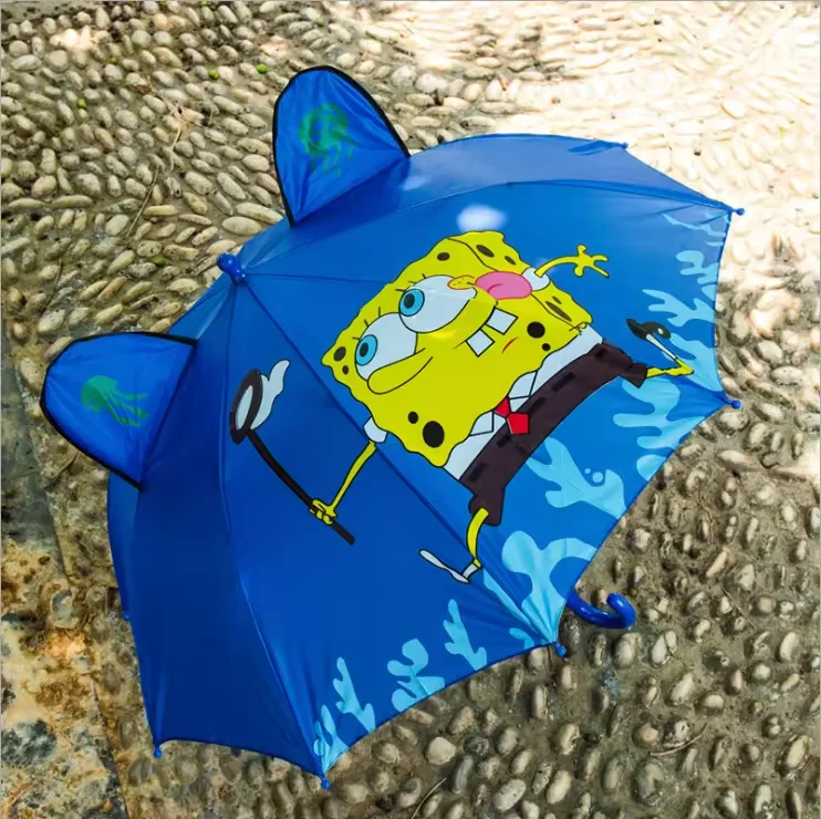 Cute Cartoon Umbrella Kid Animation Creative Long-handled 3D Ear Modeling Kids Umbrella For Children Boys Girls umbrella factory