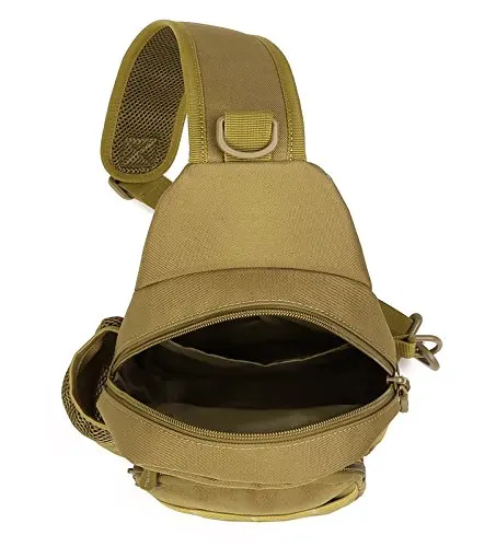 Custom Outdoor 900D Nylon Waterproof Durable Molle Tactical Chest Bag Sling Shoulder Bag
